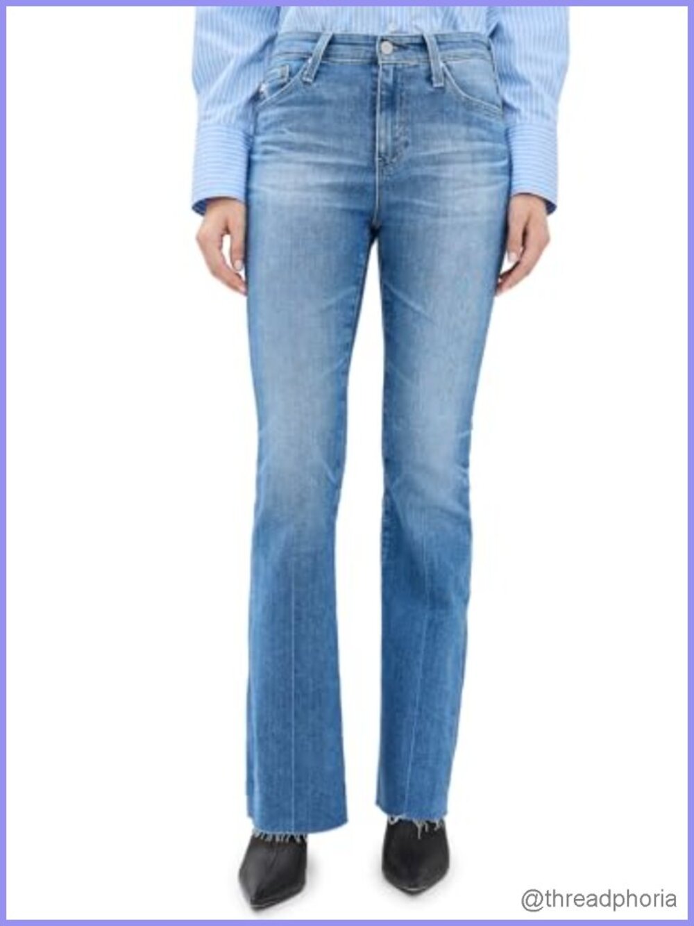 AG Adriano Goldschmied Farrah Mid Rise Bootcut Jeans Women's 29 32 Cotton Blend
